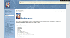 Desktop Screenshot of deliteratura.wikispaces.com