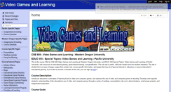 Desktop Screenshot of gamingandlearning.wikispaces.com