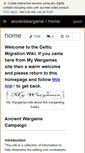 Mobile Screenshot of ancientwargame.wikispaces.com