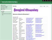 Tablet Screenshot of beresfordelementary.wikispaces.com