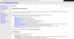 Desktop Screenshot of 123digitalcitizenship.wikispaces.com