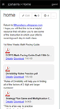 Mobile Screenshot of jcsharris.wikispaces.com