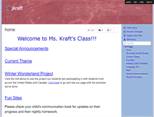 Tablet Screenshot of jkraft.wikispaces.com