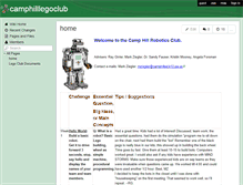 Tablet Screenshot of camphilllegoclub.wikispaces.com