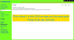 Desktop Screenshot of leighscool.wikispaces.com