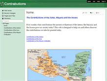 Tablet Screenshot of contrabutions.wikispaces.com