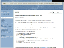 Tablet Screenshot of lamarverticalteam.wikispaces.com