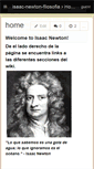 Mobile Screenshot of isaac-newton-filosofia.wikispaces.com