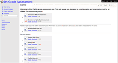 Desktop Screenshot of dorman-assessment.wikispaces.com