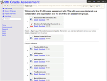Tablet Screenshot of dorman-assessment.wikispaces.com