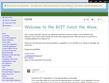Tablet Screenshot of bcitcatchthewave.wikispaces.com