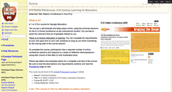 Desktop Screenshot of k12onlinepd.wikispaces.com
