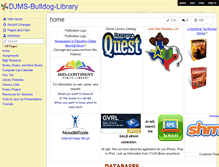 Tablet Screenshot of djms-bulldog-library.wikispaces.com