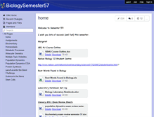 Tablet Screenshot of biologysemester57.wikispaces.com