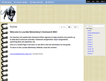Tablet Screenshot of lourdeselementary.wikispaces.com