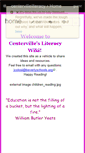 Mobile Screenshot of centervilleliteracy.wikispaces.com
