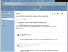 Tablet Screenshot of dunya-gunes-ay.wikispaces.com