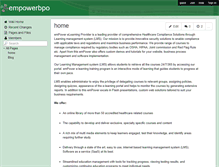 Tablet Screenshot of empowerbpo.wikispaces.com