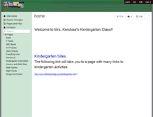 Tablet Screenshot of kkershaw.wikispaces.com