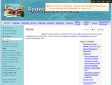Tablet Screenshot of federation-house.wikispaces.com