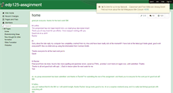 Desktop Screenshot of edp125-assignment.wikispaces.com