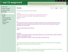 Tablet Screenshot of edp125-assignment.wikispaces.com