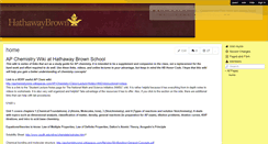 Desktop Screenshot of hb-ap-chemistry.wikispaces.com