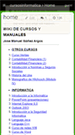 Mobile Screenshot of cursosinformatica.wikispaces.com