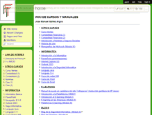 Tablet Screenshot of cursosinformatica.wikispaces.com