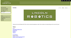Desktop Screenshot of lincolnrobotics.wikispaces.com