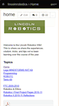 Mobile Screenshot of lincolnrobotics.wikispaces.com