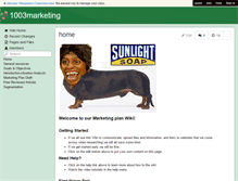 Tablet Screenshot of 1003marketing.wikispaces.com