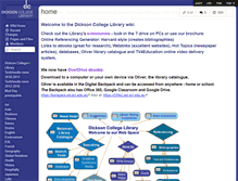 Tablet Screenshot of dckclib.wikispaces.com