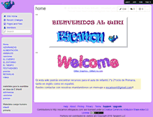 Tablet Screenshot of escamon.wikispaces.com
