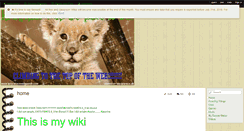 Desktop Screenshot of kookykat.wikispaces.com