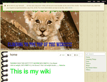 Tablet Screenshot of kookykat.wikispaces.com