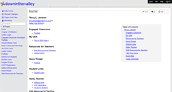 Desktop Screenshot of downinthevalley.wikispaces.com