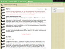 Tablet Screenshot of gatessummerreading.wikispaces.com