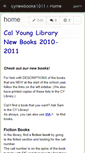 Mobile Screenshot of cynewbooks1011.wikispaces.com