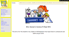 Desktop Screenshot of duncanscience9.wikispaces.com