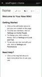 Mobile Screenshot of idraproject.wikispaces.com