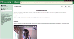 Desktop Screenshot of censorshipineducation.wikispaces.com