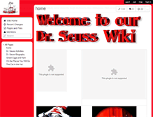 Tablet Screenshot of drsuess.wikispaces.com