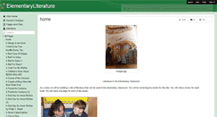 Desktop Screenshot of elementaryliterature.wikispaces.com