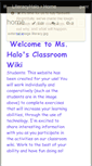 Mobile Screenshot of literacyhalo.wikispaces.com