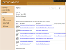 Tablet Screenshot of educ597-2012.wikispaces.com