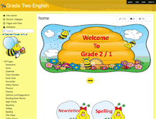 Tablet Screenshot of gradetwoenglish.wikispaces.com