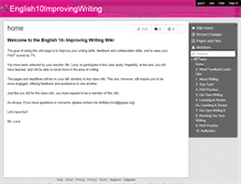 Tablet Screenshot of english10improvingwriting.wikispaces.com