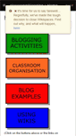 Mobile Screenshot of classroomblogging.wikispaces.com
