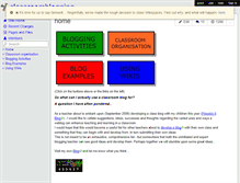 Tablet Screenshot of classroomblogging.wikispaces.com